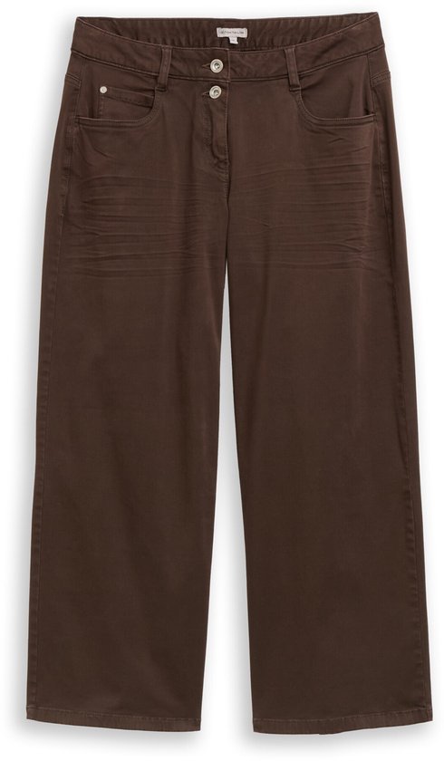 Bruine culotte met stretch van Tom Tailor, maat 40/28.