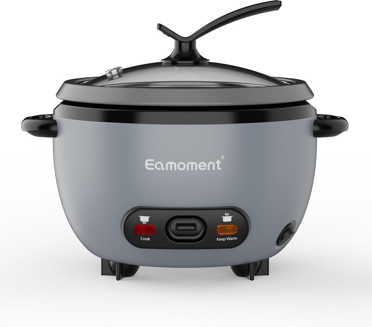 SnelShoppen - 400W Rijstkoker met Niet-Plakkerige Kookpot | 1L Capaciteit voor 1-5 Personen | Ideaal voor Rijst, Soep, Pasta, en Meer | Inclusief Maat