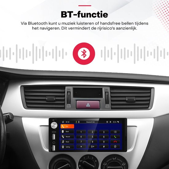 Android 13 Autoradio Voor Audi A4/S4/RS4 B6/B7 (2002-2008) – 7 Inch IPS-touchscreen + HD Achteruitrijcamera, Draadloos CarPlay & Android Auto, 2+64 GB