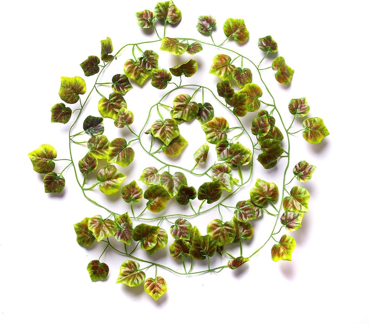 Kunst Klimop Slinger - Decoratieve Plant - Wanddecoratie - Realistisch Uiterlijk - 210 cm - Herfstkleuren