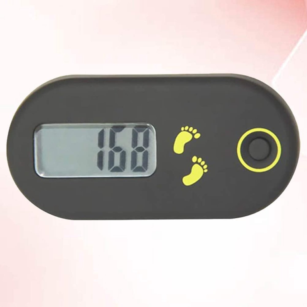 SnelShoppen - Mini 3D Pedometer Clip - Draagbare Stappenteller met Clip en Hangriem - Accuraat voor Hardlopen, Wandelen en Sporten - Zwart