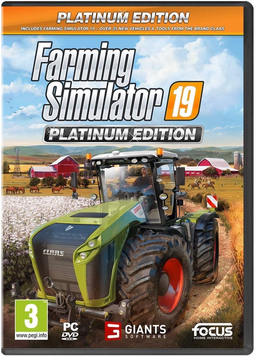 SnelShoppen - Agriculture Simulator 2019 Edition Special - PC CD - Boerderij Simulatie Game - Realistische Landbouw Ervaring - Voor PC - Geschikt voor