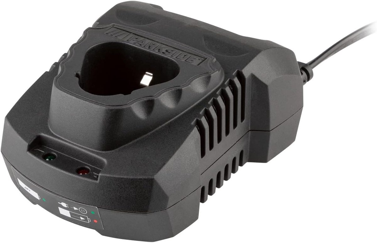 SnelShoppen - Oplaadbare 12V Accu Lader 2.4A voor Parkside X12V Team Batterijen - Snellader voor Tuin, Klussen, Elektrisch Gereedschap