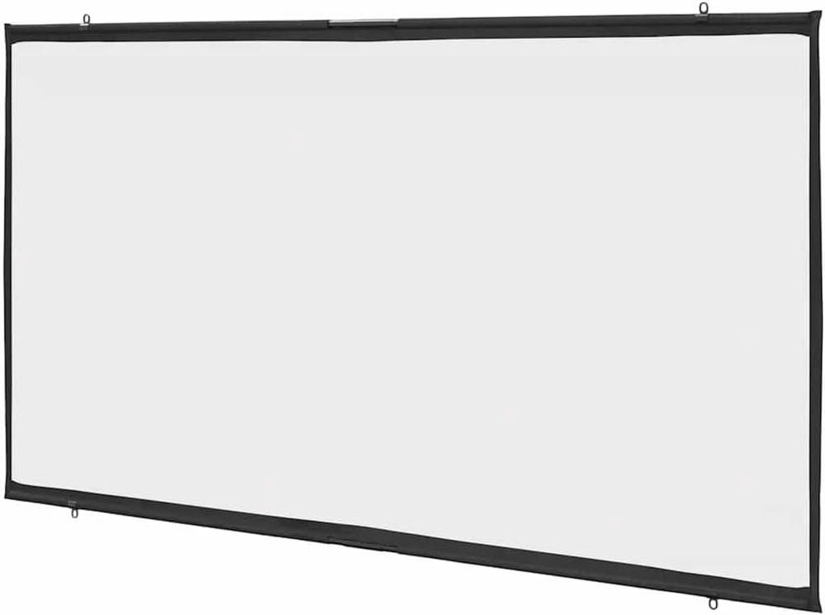 Projectiescherm - Muurprojectie - Thuisbioscoop - Gelijkmatige Lichtspreiding - 84 Inch - Mat Wit