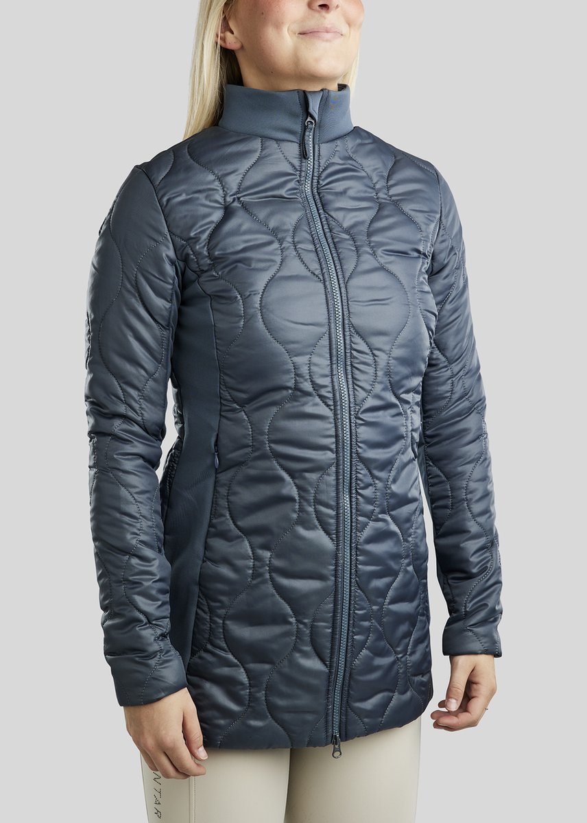 Montar SS25 Quilted Jas MoAbbey-Petrol-M