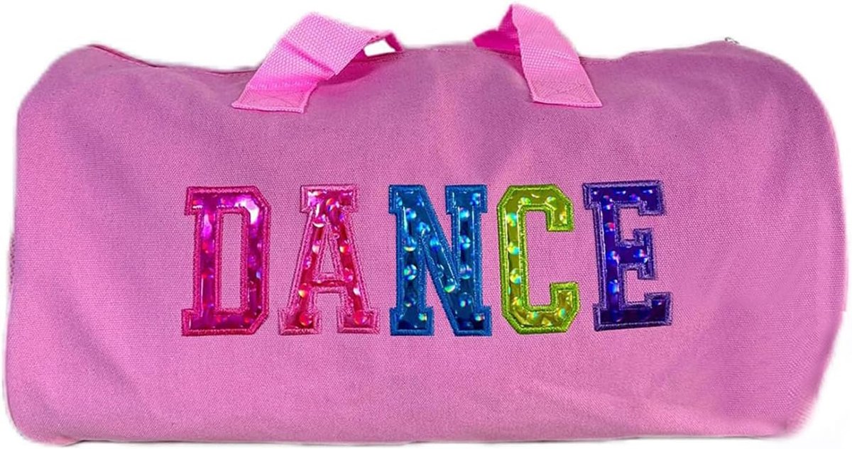 SnelShoppen - Schattige Ballet Dans Tas voor Meisjes, Sporttas en Dansaccessoires, Roze, Duurzaam en Verstelbaar, Ideaal voor Sport en Dans