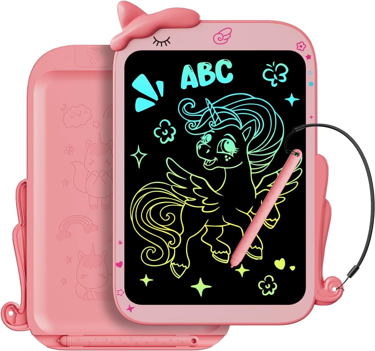 SnelShoppen - Kinderen LCD Schrijfbord 10 Inch Kleurrijk Erasable Magic Board Elektronisch Oogvriendelijk Draagbaar Tekentablet Speelgoed Cadeau voor