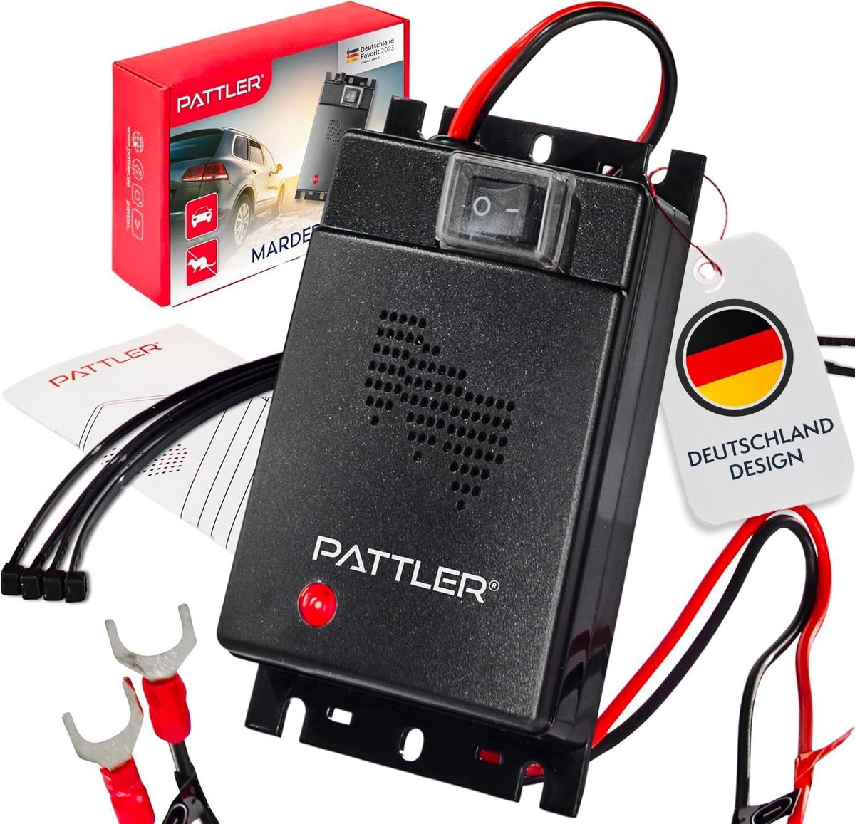 SnelShoppen - Ultrasonische Marterrepeller Auto - Directe en Langdurige Marterbescherming in Motorcompartiment - 12V Aansluiting - Eenvoudig te Instal