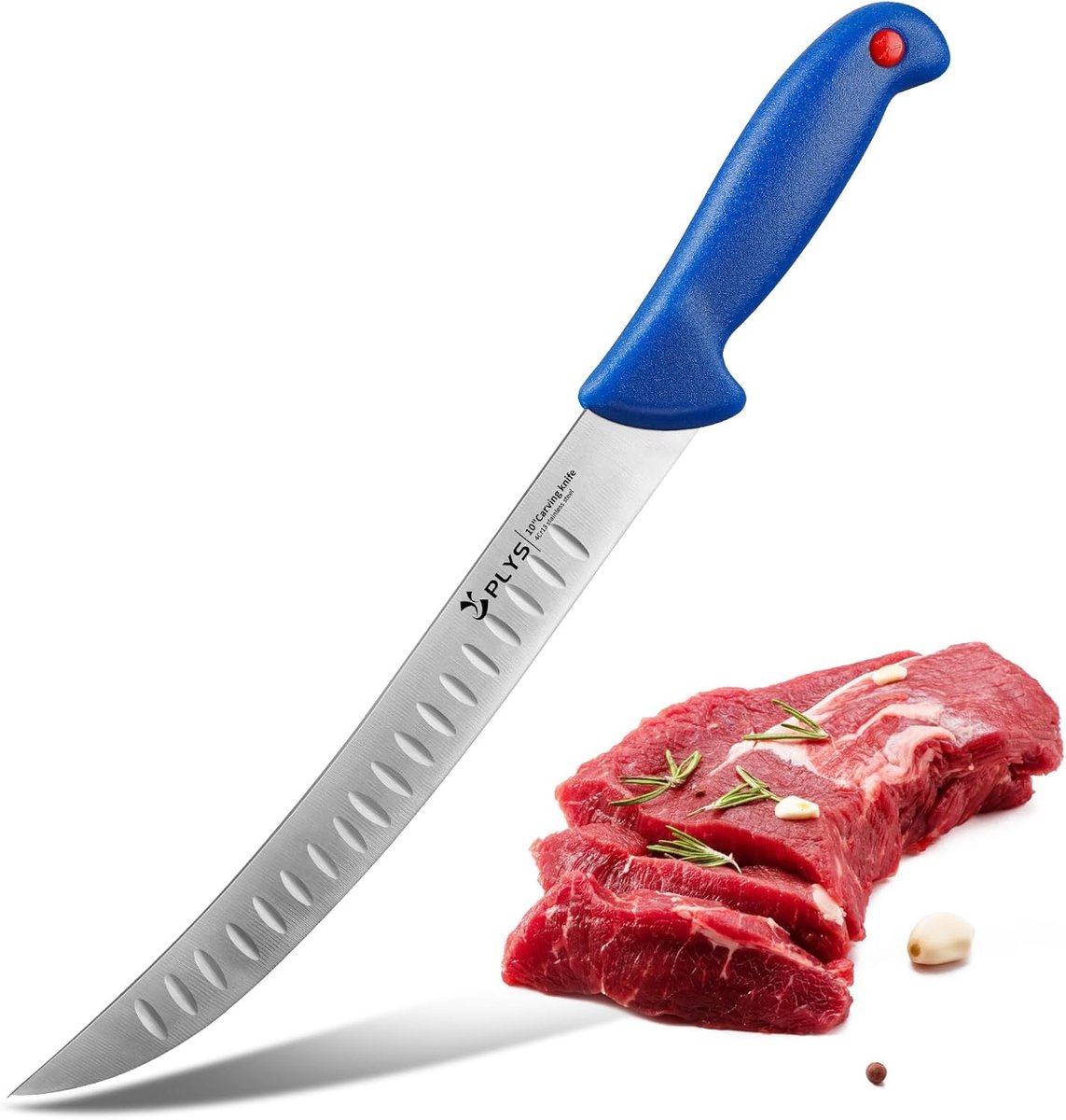 SnelShoppen - Professioneel Vleesmes met Antislip Handvat, Scherpe Keukenmessen van 4Cr13 RVS, Ideaal voor Grillen, Koken en Buitengebruik