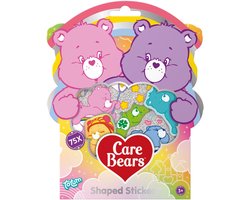 Care Bears Luxe metallic vormstickers - 75 stuks - Speelgoed Kinderen - Knutselen - Voor meisjes - Ook voor kleuters - Vanaf 3 jaar - Totum