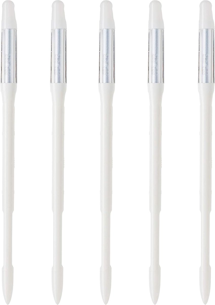 SnelShoppen - SUStee Waterniveaumeter voor Planten - Eenvoudige Bewateringsindicator, Batterijloos, Middelgroot, Wit, 5 Stuks voor Tuin en Huishoudeli
