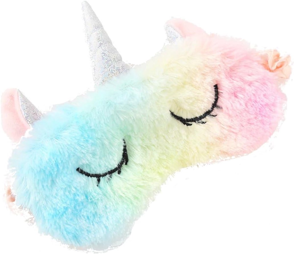 SnelShoppen - Slaapmasker Unicorn Eenhoorn - Roze Oogmasker voor Kinderen - Zacht en Comfortabel - Perfect voor Slaapjes, Feestjes en Kamperen - Met E