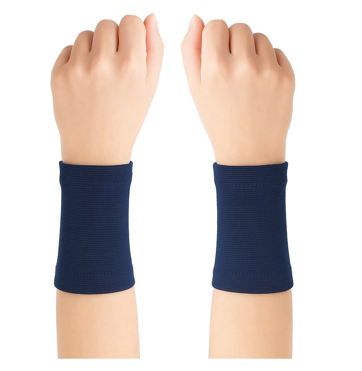 Hoogwaardige Koel Armband / Zweetband / Polsband | Koelsjaal | Verkoelende Band | Koude Band | Cooling Wristband - Navy