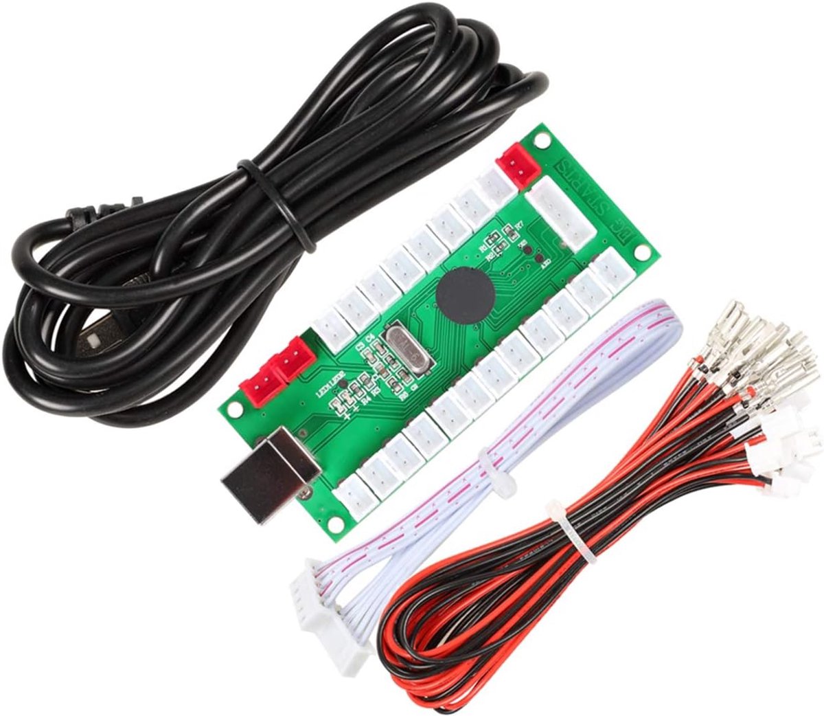 SnelShoppen - Zero Delay USB Encoder voor PC Games Controllers - Arcade Sanwa Kits, MAME, JAMMA - Voor DIY Arcade Game Machine - Ondersteunt Windows X