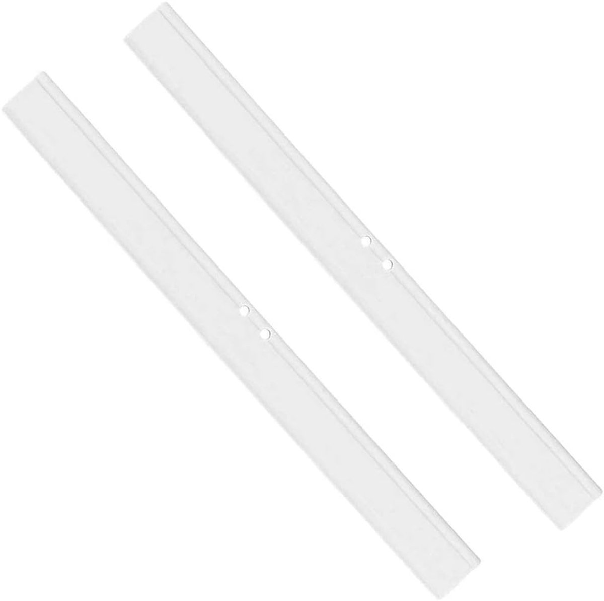 SnelShoppen - 2x Rubber Lip 25cm Siliconen Vervanglip voor Douche Wisser - Duurzaam en Streeploos - Ideaal voor Badkamer, Spiegel en Glad oppervlak