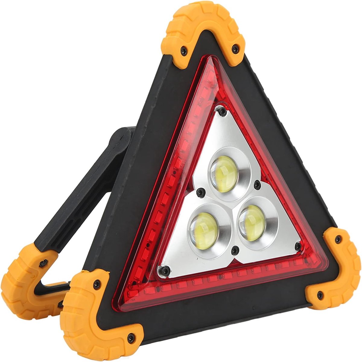 SnelShoppen - Triangle Light Car 1500lm LED Waarschuwingsdriehoek 4 Modi Flexibel Draagbaar IP65 Waterdicht Campinglamp