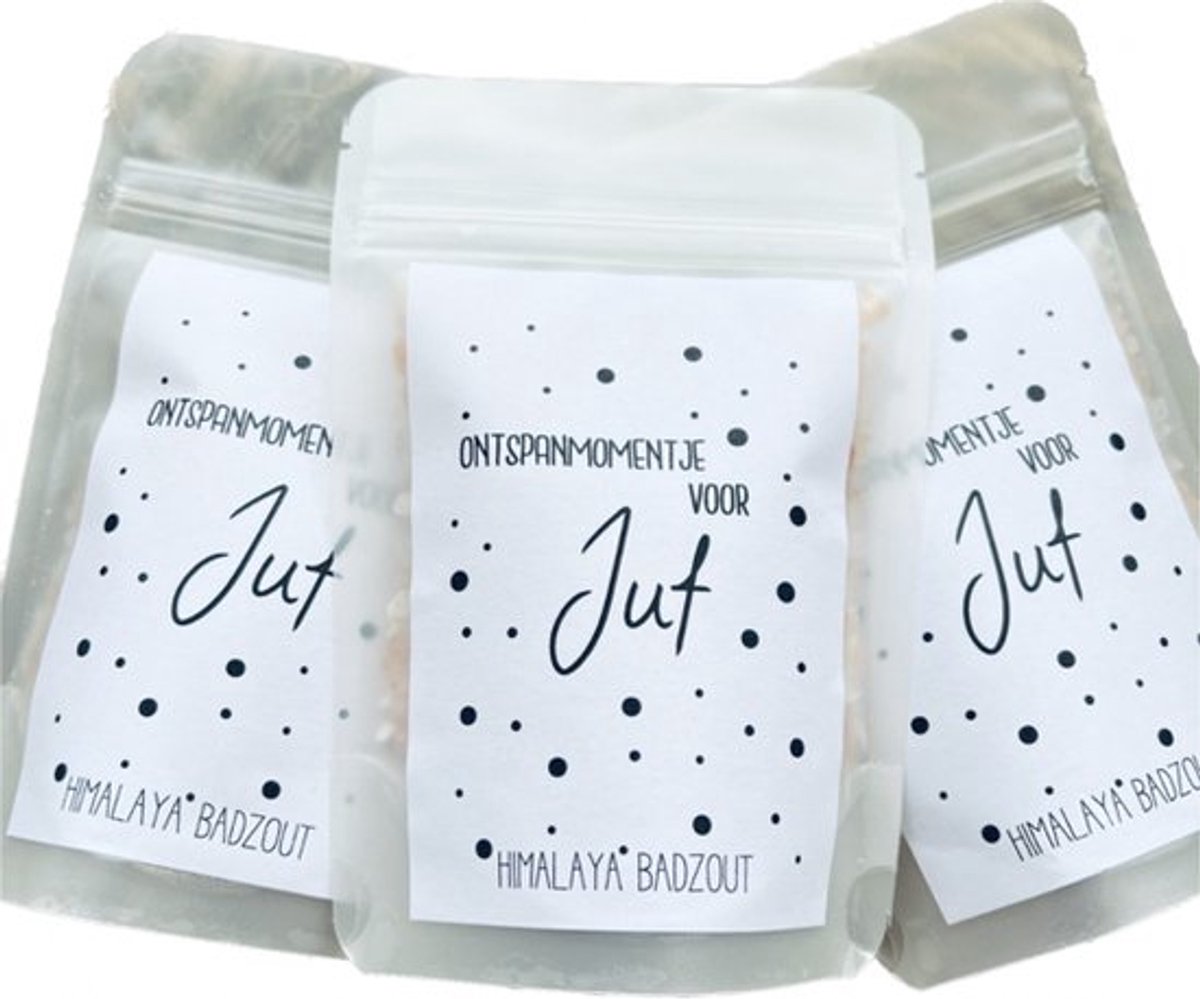 Juf cadeau - Himalaya badzout - Juf Kado- Voetenbadzout