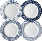 Laura Ashley Blueprint Collectables Set van 4 Ontbijtborden 20 cm