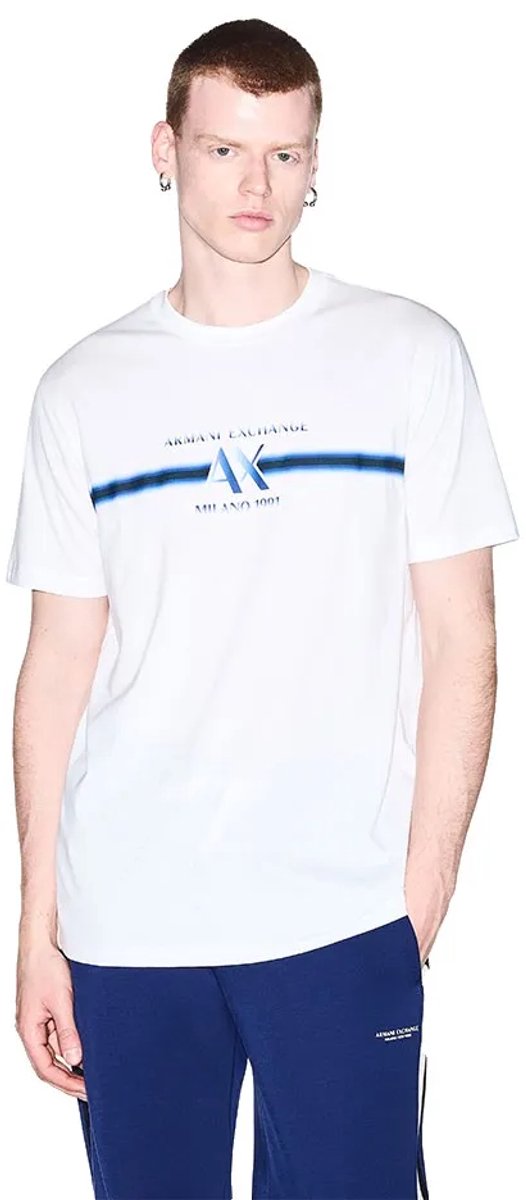 Armani Exchange Xm003103_af10356 T-shirt Met Korte Mouwen Wit L Man