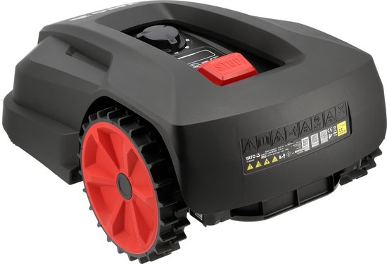 YATO Premium Robotmaaier - Tot 800 m² - Wi-Fi & Bluetooth App - Extra Krachtige 20V Li-Ion (4 Ah) Accu - Snellaadfunctie - Zwevend Maaidek - Inclusief 170 m Begrenzingskabel — afbeelding 3