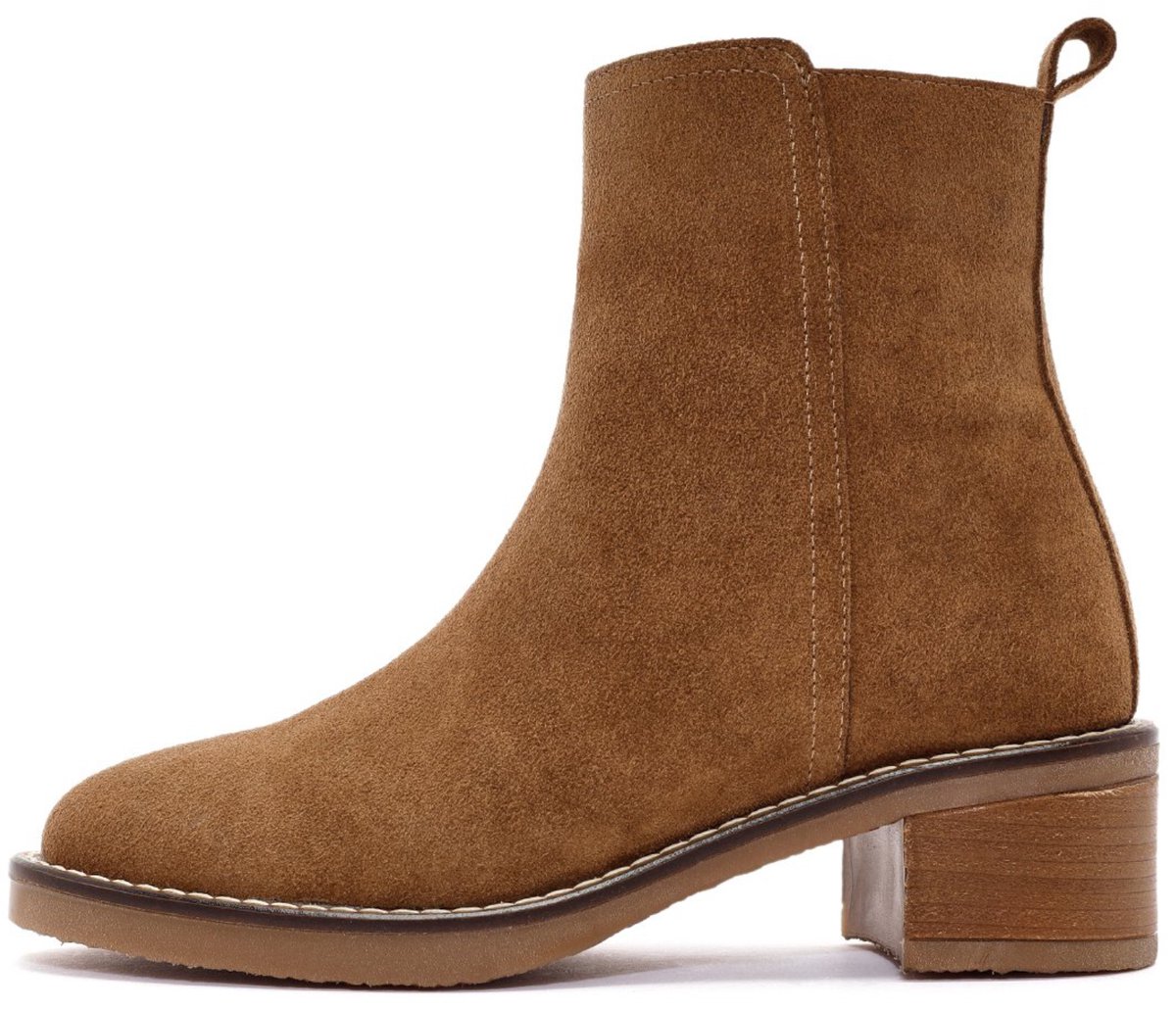 DERIMOD Chelsea Boots Suede Leather Chelsea Boots