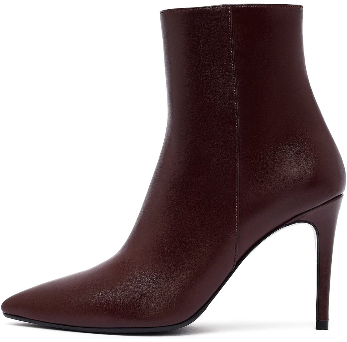 DERIMOD Heeled Ankle Boots Leather Heeled Ankle Boots