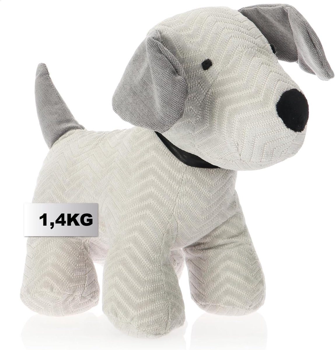 SnelShoppen - COM-FOUR Deurstopper Hond Emma, Zware Deurhouder, Schattig Design, Functionele Huistoebehoren, Stopper voor Ramen en Deuren, Ideaal tege