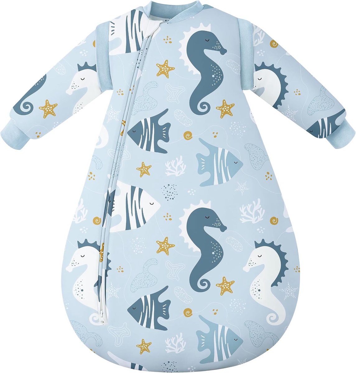 SnelShoppen - Baby Winter Slaapzak 3.0 Tog 90 cm voor 18-24 maanden met Afneembare Mouwen, Katoenen Warmte, Voor Jongens en Meisjes, Ideaal voor Koude