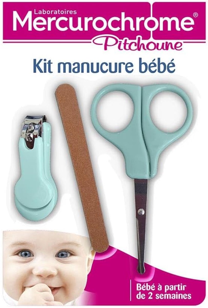 SnelShoppen - Baby Manicure Kit voor Kinderen - Complete Nagelverzorging Set met Veiligheidsschaar, Vijl en Knipper - Geschikt voor Thuisgebruik en Re