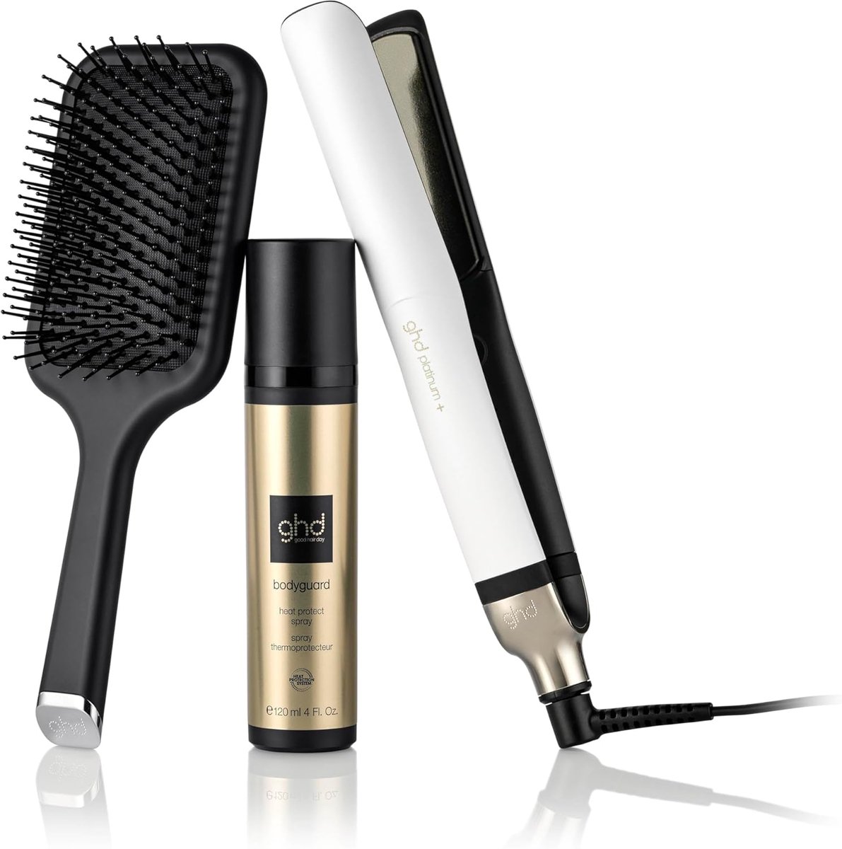 SnelShoppen - Professionele Stijltang - GHD Styler Platinum+ Wit - Haartang voor Alle Haartypes - Innovatieve Technologie voor Perfecte Styling