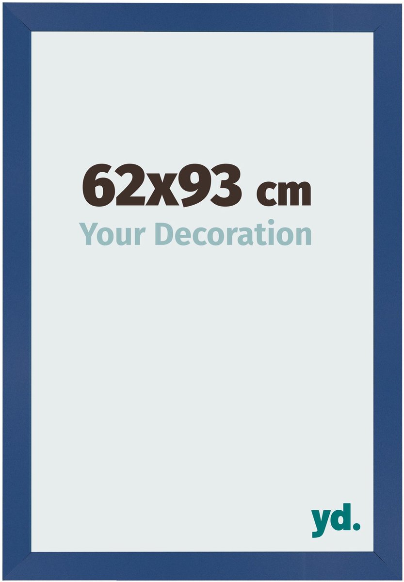 Your Decoration - Fotolijst 62x93 cm - MDF - Donkerblauw - Bologna