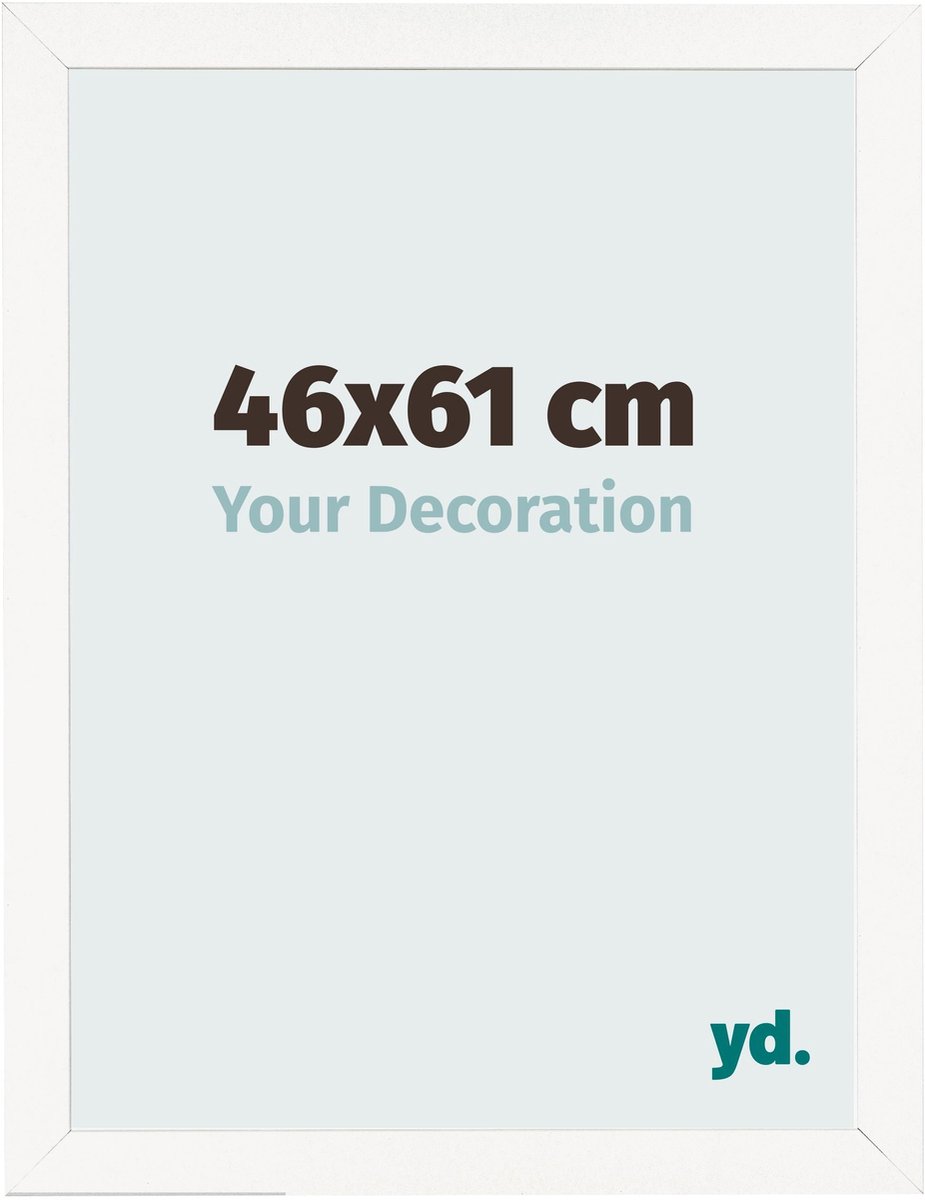 Your Decoration - Fotolijst 46x61 cm - MDF - Wit Hoogglans - Bologna