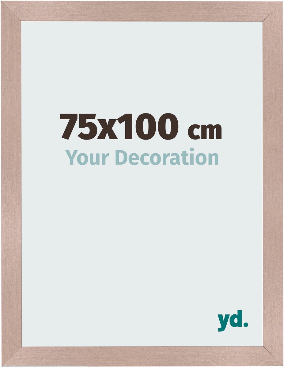 Your Decoration - Fotolijst 75x100 cm - MDF - Oudroze - Bologna