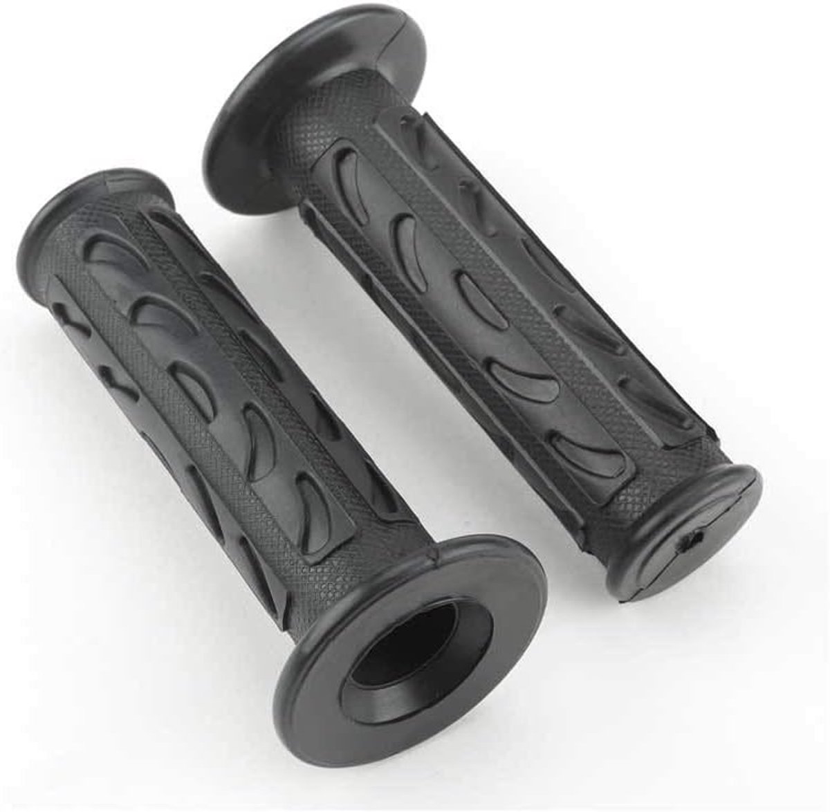 SnelShoppen - Motorfiets Grip Handvatten - 125mm - TPR Materialen - Comfortabel en Duurzaam - Voor Scooter en Motor - Diameter 25mm en 22mm