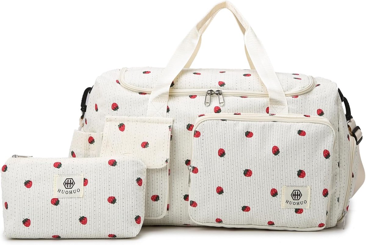 SnelShoppen - Sporttas Kinderen Reisbagage Jongens Meisjes Met Vochtzak Zwembagtas Weekend Duffle Bag Voor Buiten Voetbal Tas Bad Tas Voor Sport Fitne