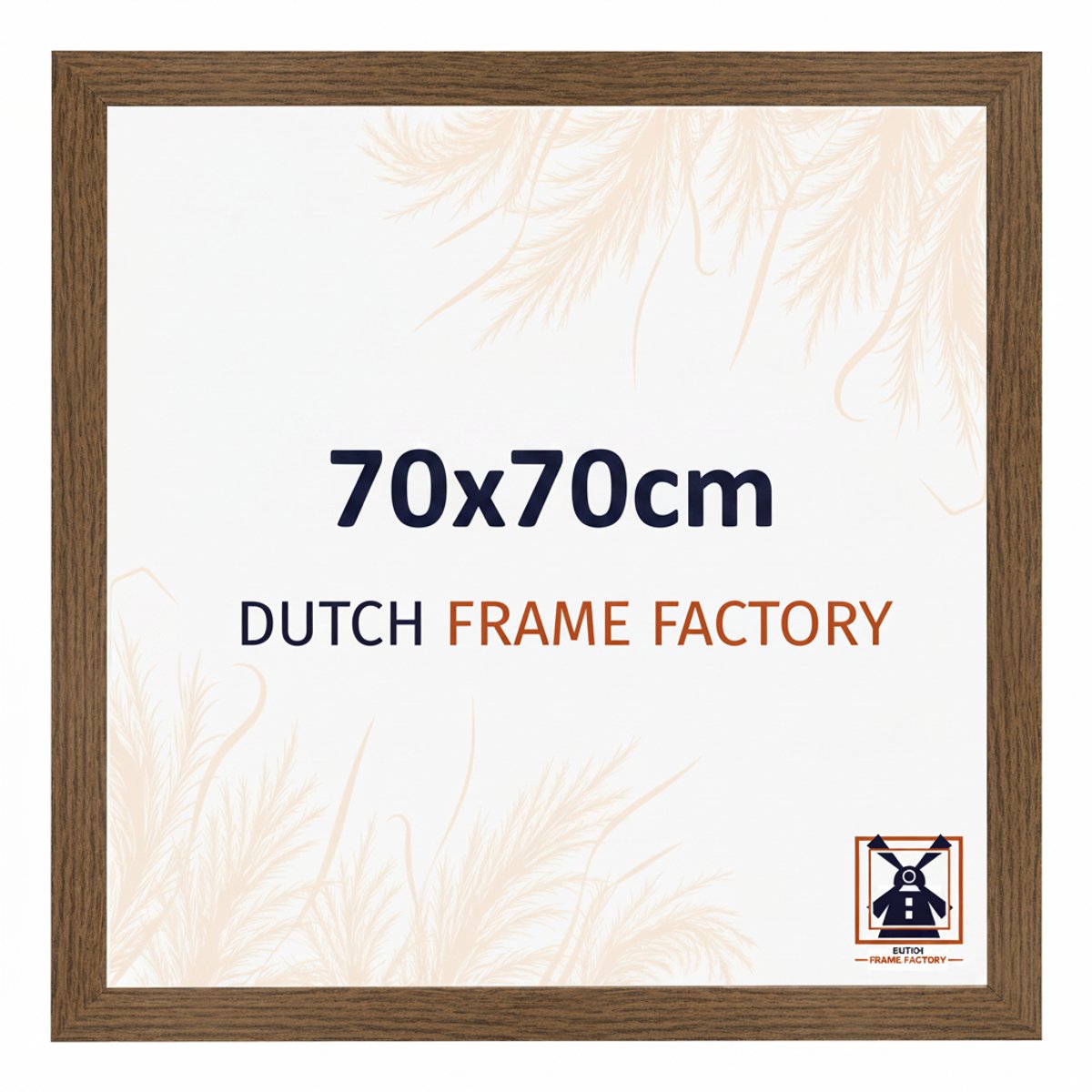 Fotolijst 70x70 cm - MDF - Eiken Rustiek - Benno