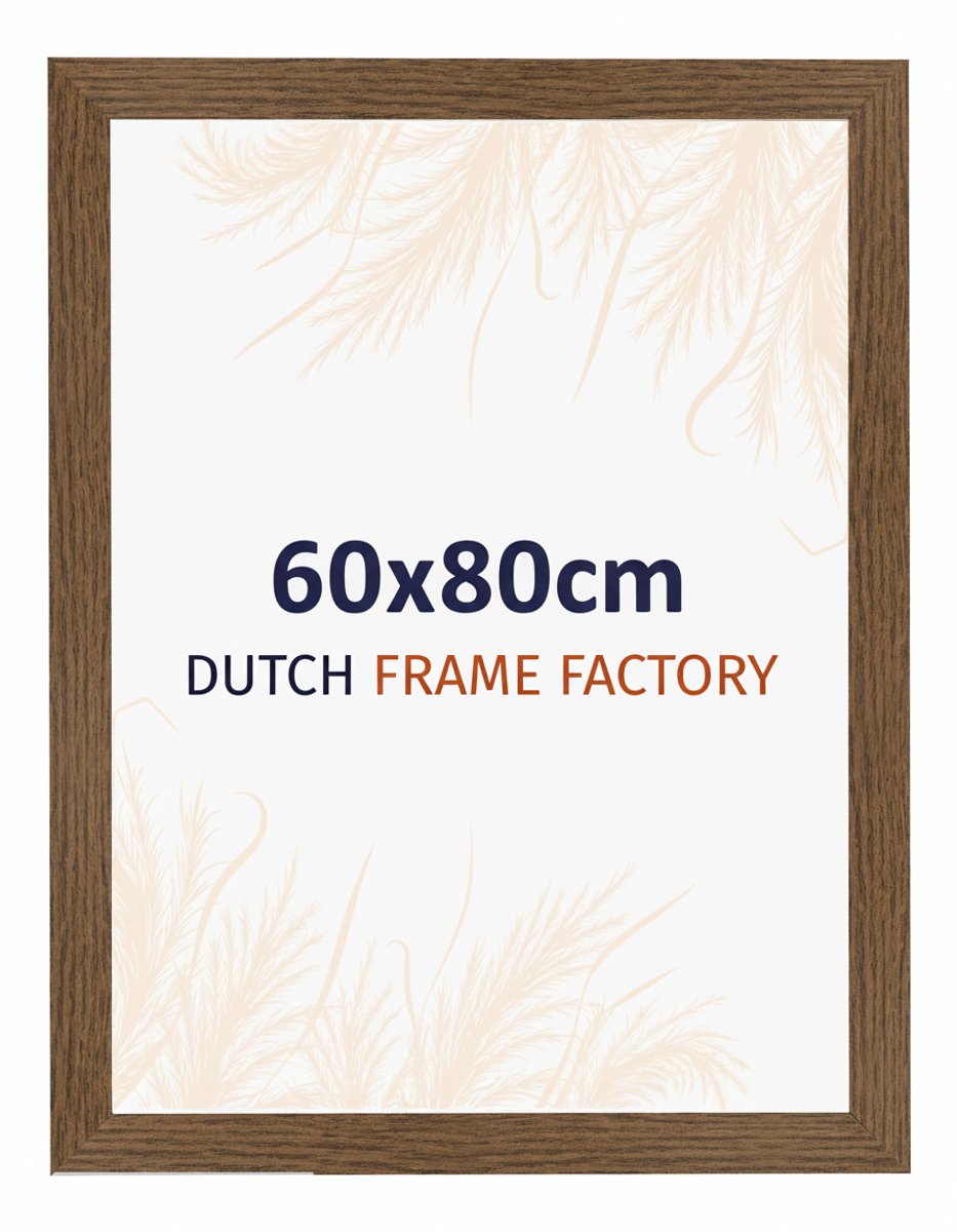 Fotolijst 60x80 cm - MDF - Eiken Rustiek - Benno