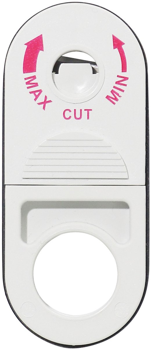 Kabelstripper - 3 tot 11 mm - Roterende Striptang & Coax Stripper - Verstelbare Mini Ontmantelaar voor Kabels - Geschikt voor Elektriciens, Klussers en Coaxkabels - Wit