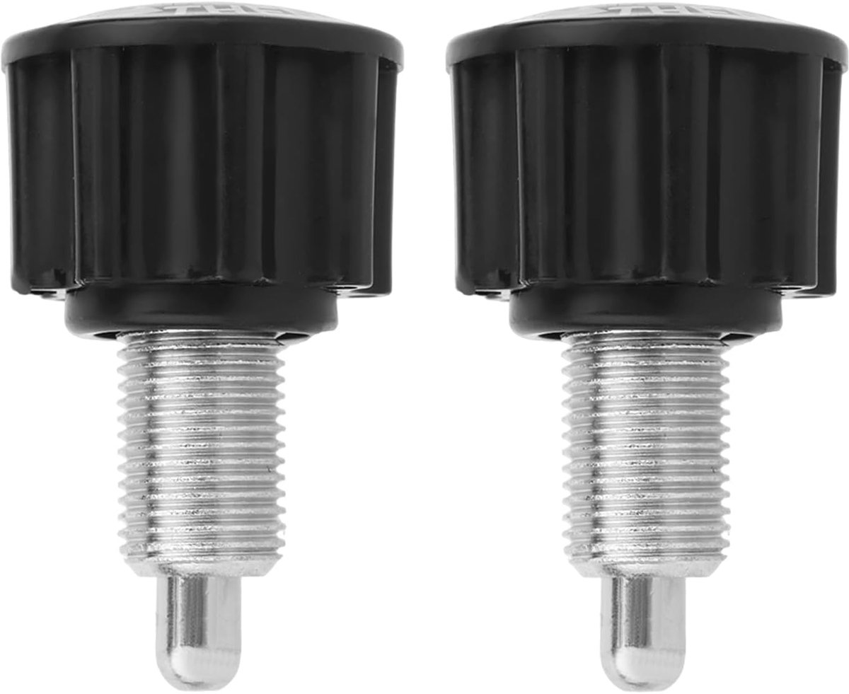 SnelShoppen - 2Pcs M16 Pull Pin Knoppen, Springverstelling Fitness Pop-up Knop Vervangingsonderdelen voor Fietsen, Gewichtheffen en Fitnessapparatuur