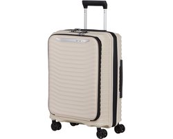 Samsonite koffer - Upscape spinner handbagage easy access 55 x 40 x 23/26 cm - uitbreidbaar - TSA slot - Sandstone