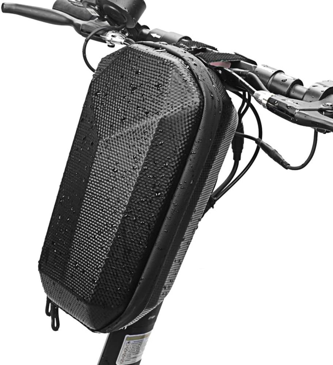SnelShoppen - Elektrische step tas voor volwassenen, waterdicht, grote capaciteit, opbergtas voor scooter, 4 liter, geschikt voor vouwfietsen en elekt
