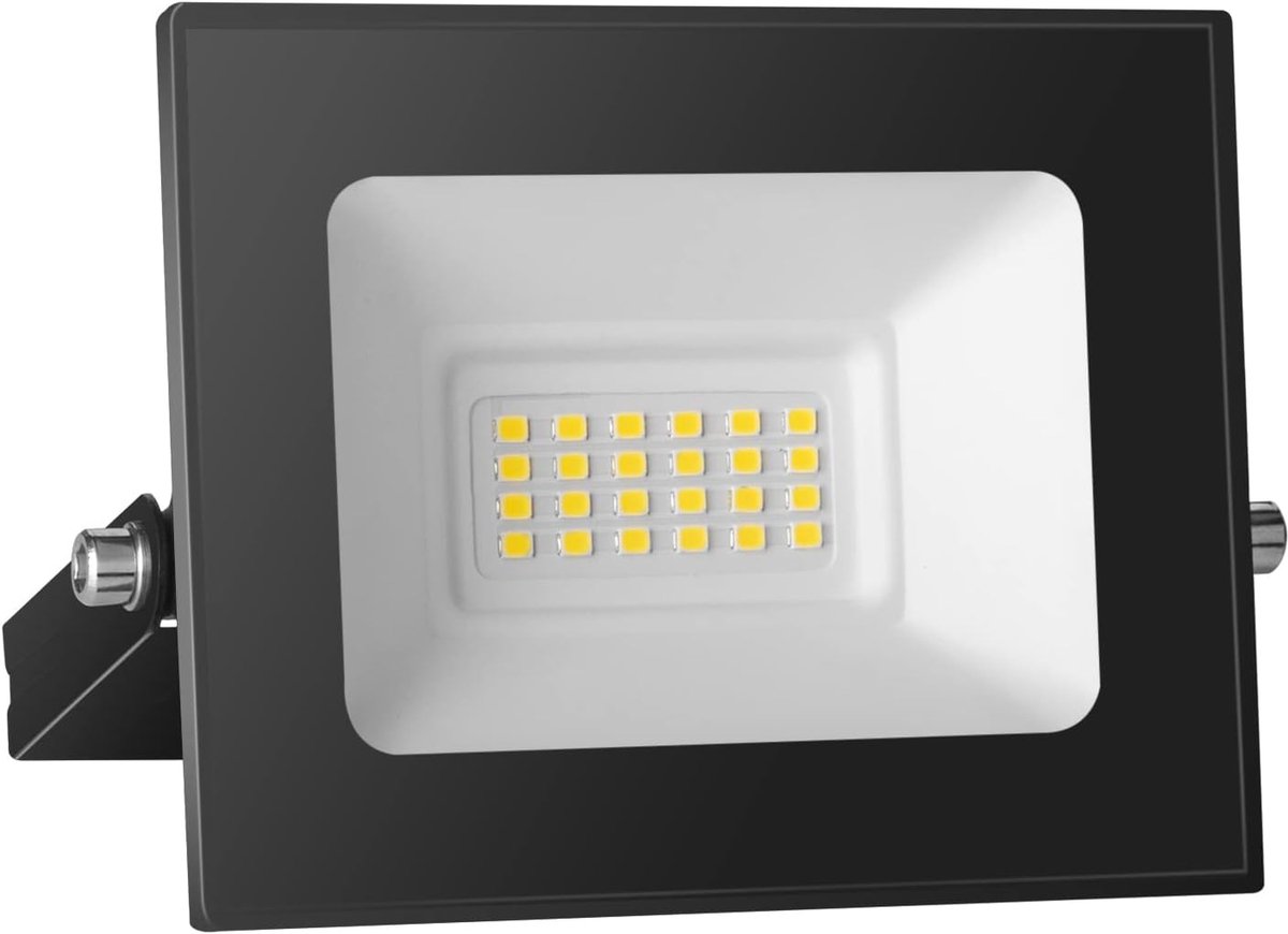 SnelShoppen - LED-spot voor buiten 12V DC, 20W, 2000 lm, warm wit 3000 K, waterdichte IP65 buitenverlichting voor tuin, terras, entree, beveiligingsve