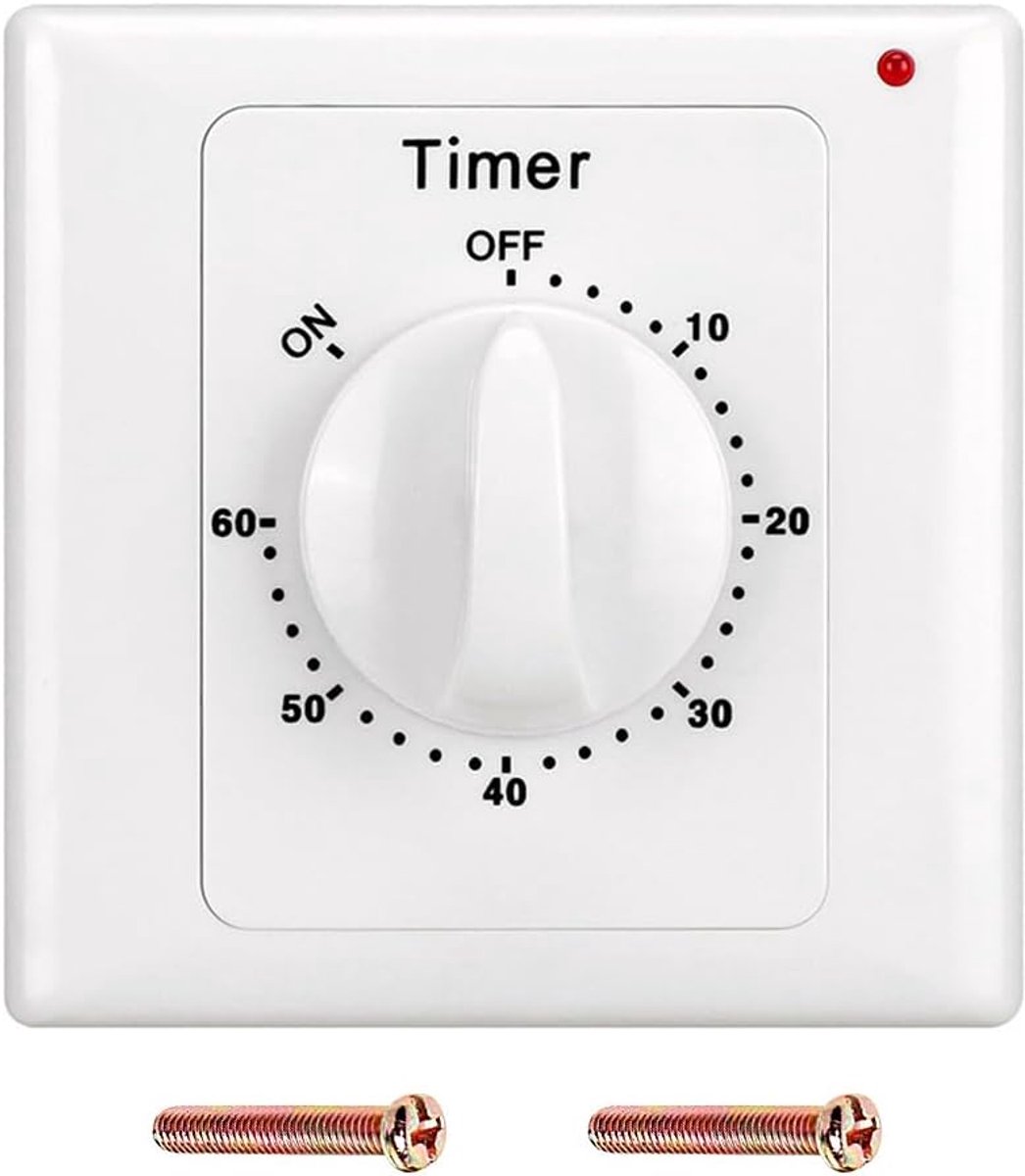 60 min afteltimer schakelaar AC 220V schakelaar knop stijl elektronische mechanische aftelregeling timer stopcontact tijdschakelaar