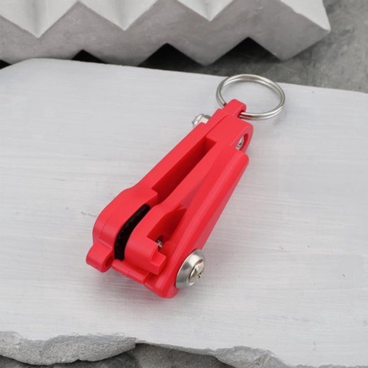 Spanning Snap Release Clip 2 Stuks (67.1x18.2mm) met Ringen - Vissen Release Clip voor Downrigger Boot Kite en Planer Boards - Rood