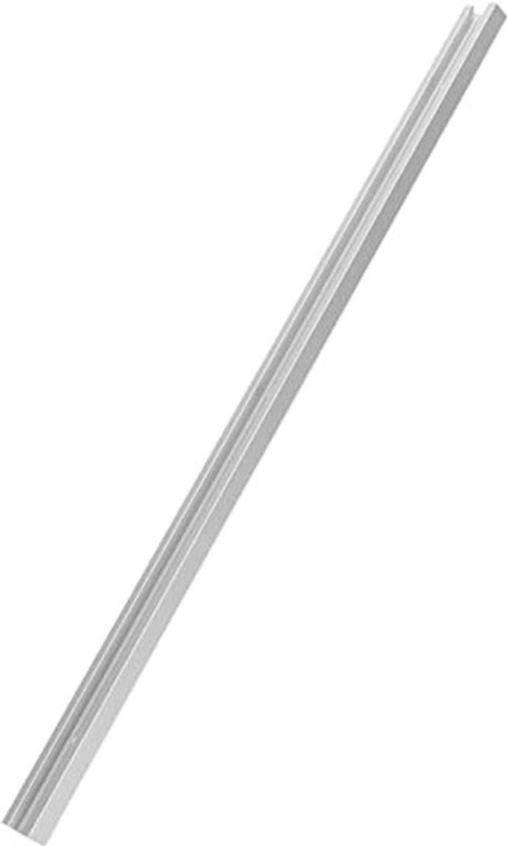 Aluminium Sliding Plate T-Track 800mm - T-slot Met RVS Schroeven - Voor Tafels en Gereedschap