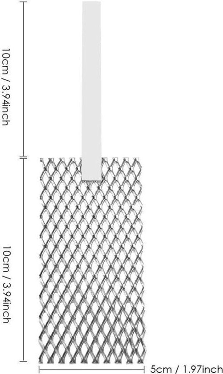 Geplatineerd Mesh Sieraden Gereedschap met Handvat voor Rhodium Elektrolyse - Sieraden Plater