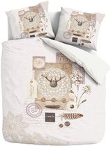 Suela Home - Feline - Dekbedovertrek - Eenpersoons - 140 x 200/220 cm - Multi - Katoen