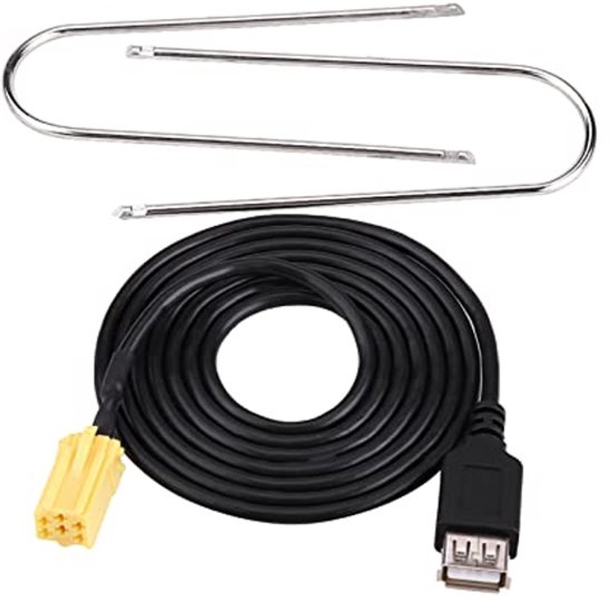 Auto Mini ISO 6Pin Connector Plug USB Adapter Kabel voor Grande Punto Auto Engineering/GPS en Veiligheid