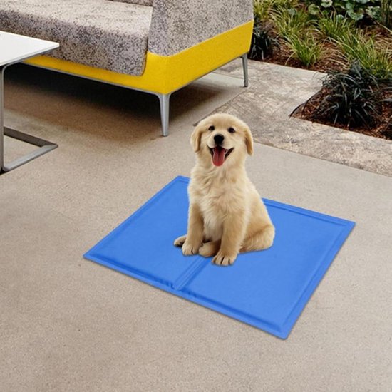 Gel Koelmat - Huisdier Mat - Koel en comfort - Directe verkoeling technologie - 2 stuks 30x40cm - Blauw — afbeelding 3