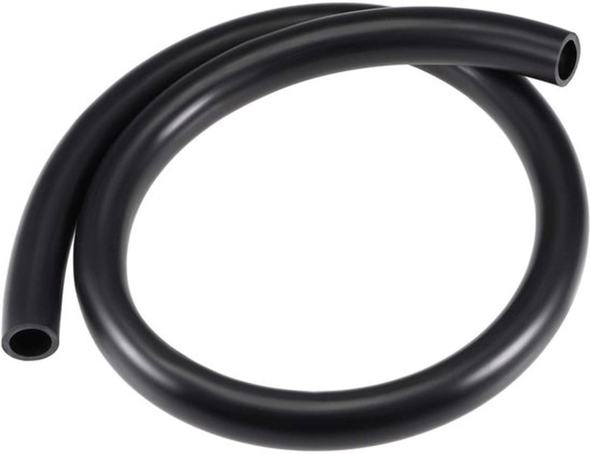 Smeerolieslang, 19 mm (3/4") binnendiameter x 25 mm (1") buitendiameter 3,3 ft rubberen waterslang, zwart